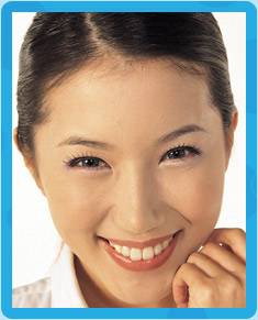 smiling asian woman